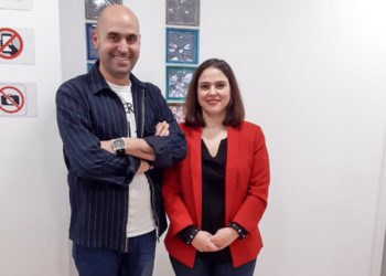 La concejala de Políticas Sociales, Ángeles Díaz, ha visitado la sede de la Asociación para el Acogimiento Familiar, Apraf