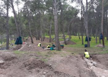 El proyecto de la Escuela Taller de recuperación del sendero islámico del cerro de Santa Catalina muestra ya la plena  transformación de este entorno