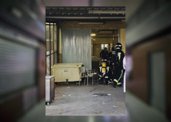 Conato de incendio en la lavandería del hospital