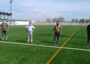 Diputación destina 270.000 euros a la adecuación y mejora del campo de fútbol de Baños de la Encina
