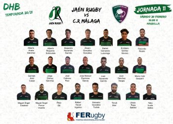 LOS TRES EQUIPOS SÉNIORS DE JAÉN RUGBY JUEGAN FUERA LOS PARTIDOS DE ESTE FIN DE SEMANA