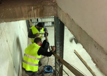 Doce operarios llegan para la reparación de las instalaciones deportivas