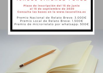 Fallado el II Certamen Literario Nacional de Microrrelato por Whatsapp y Relato Breve Isabel Jiménez Pérez
