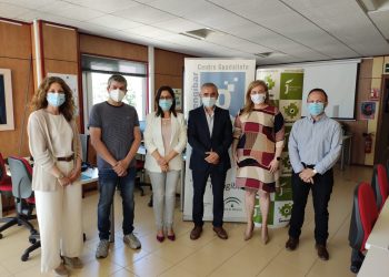 Escolares de Mengíbar realizan una visita virtual a la Estación Espacial Internacional con motivo del Día de Internet