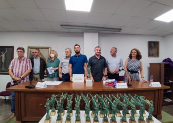 Presentación de la Escultura Alegórica de la Victoria