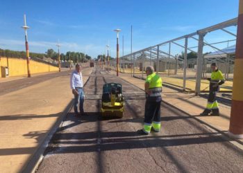 Mejoras en el recinto ferial de cara a San Lucas