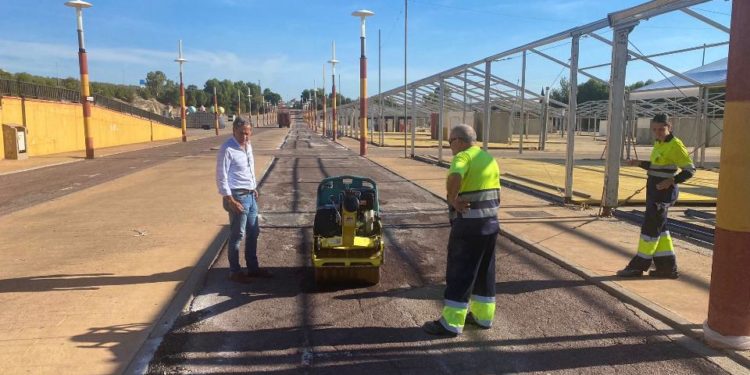 Mejoras en el recinto ferial de cara a San Lucas