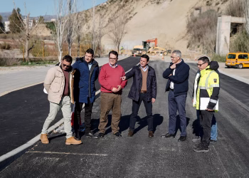 Las obras del Bulevar de Cuesta Canela en Olula del Río son una realidad gracias a las  inversiones de Diputación