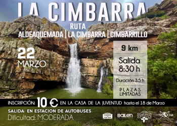 Organizada la ruta senderista ‘La Cimbarra’