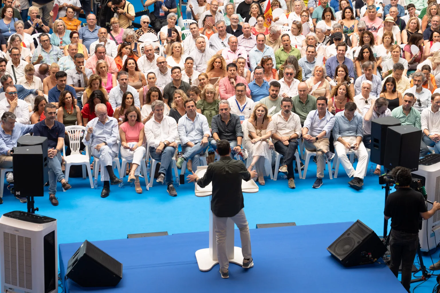 Más de 500 almerienses han participado hoy en un acto en Málaga con el presidente del Partido Popular, Alberto Núñez Feijóo