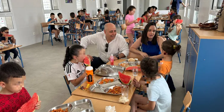 Comienza a funcionar el nuevo comedor escolar del CEIP Príncipe Felipe construido por el Ayuntamiento de Huércal-Overa