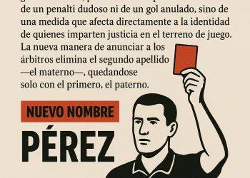 El apellido de la madre, expulsado del campo