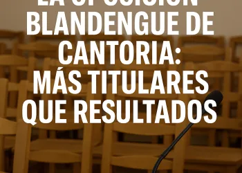 La oposición blandengue de Cantoria