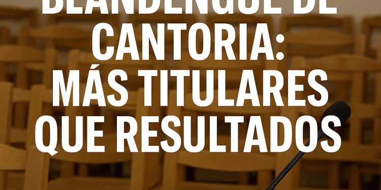 La oposición blandengue de Cantoria