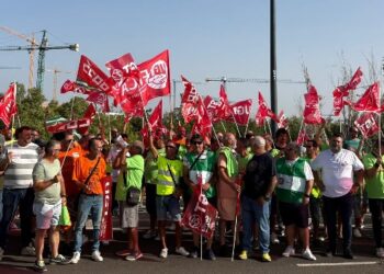 Éxito en la huelga de operadores de grúa torre en Sevilla: la presión crece sobre la patronal