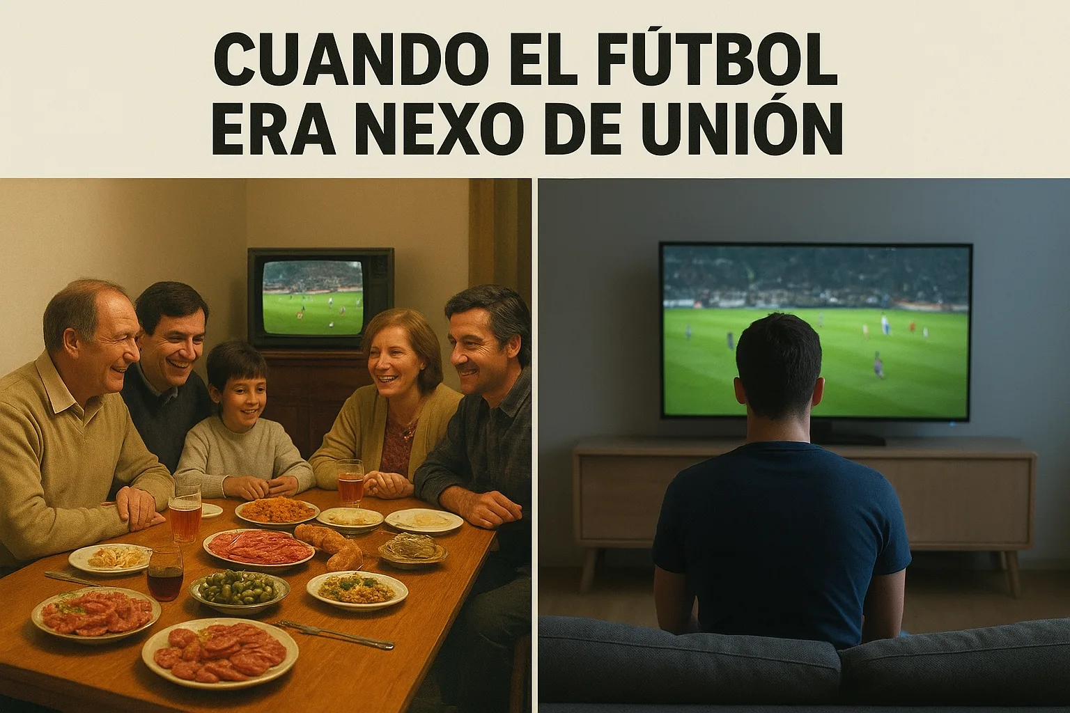 “El fútbol murió en la mesa del sábado por la noche”