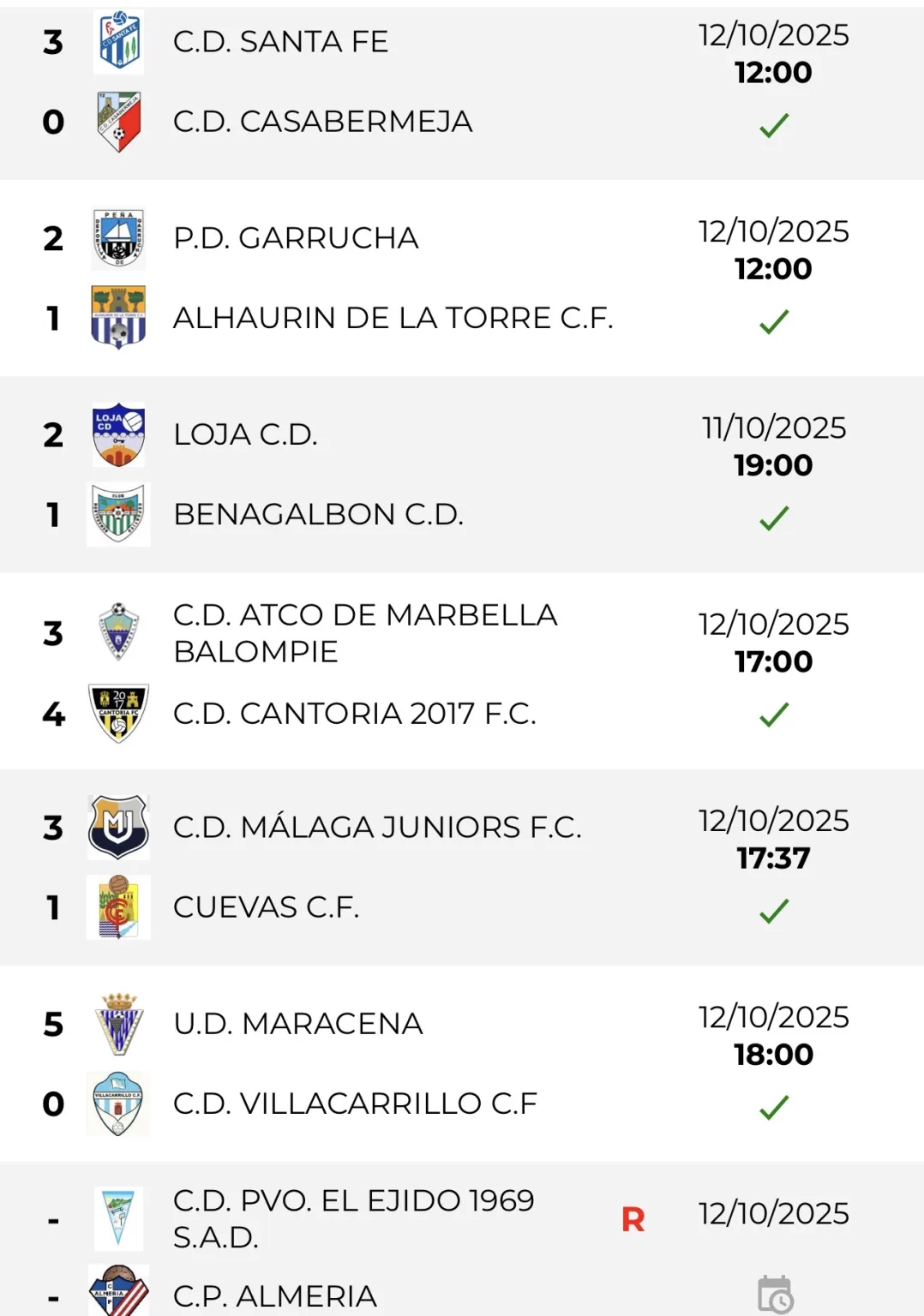 Loja y Cantoria pegando fuerte