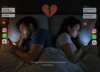 La infidelidad digital: cuando las redes sociales cruzan la línea de la pareja
