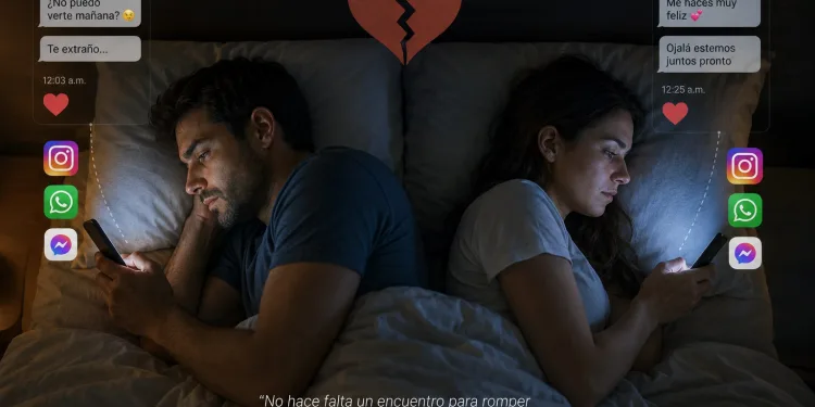 La infidelidad digital: cuando las redes sociales cruzan la línea de la pareja