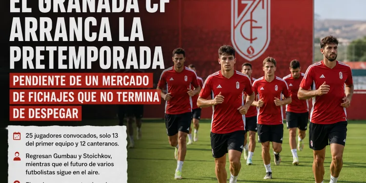 El Granada CF arranca la pretemporada pendiente de un mercado de fichajes que no termina de despegar
