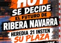 HOY SE DECIDE EL FUTURO DE RIBERA NAVARRA